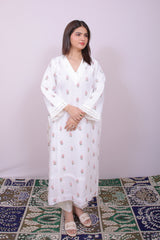 The Ivory Ethereal Mul Chanderi Set