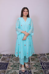 Kiara Mul Chanderi Anarkali Set