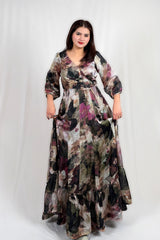 Aafreen Flora Autumn Maxi Dress