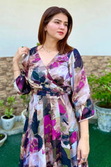 Aafreen Flora Autumn Maxi Dress