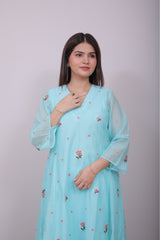 Kiara Mul Chanderi Anarkali Set