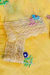 Zehra Mul Chanderi A Line Set
