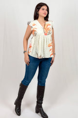 Elina Cotton Schiffli Tunic