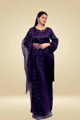 Shehnaaz Royal Plum Ethnic Suit