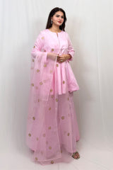 Roohani Pink Anarkali Ethnic Suit