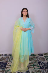 Neel Chand Chanderi Suit Set