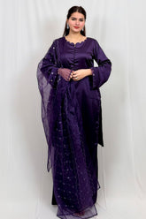 Shehnaaz Royal Plum Ethnic Suit