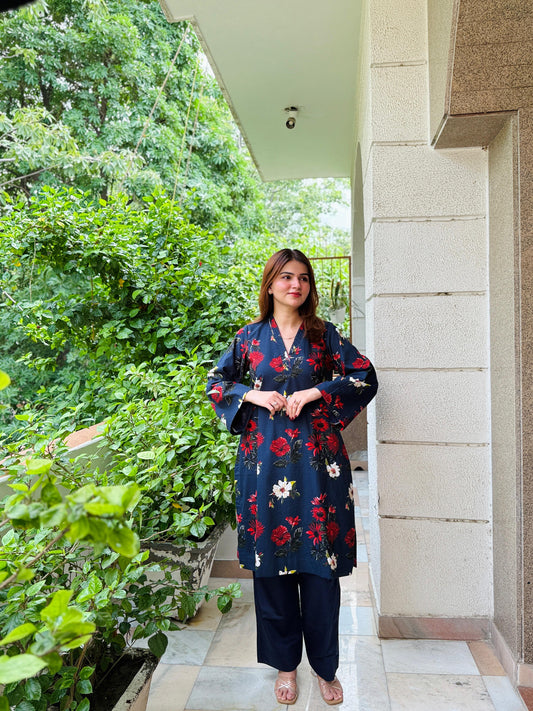 Midnight Bloom Cotton Set