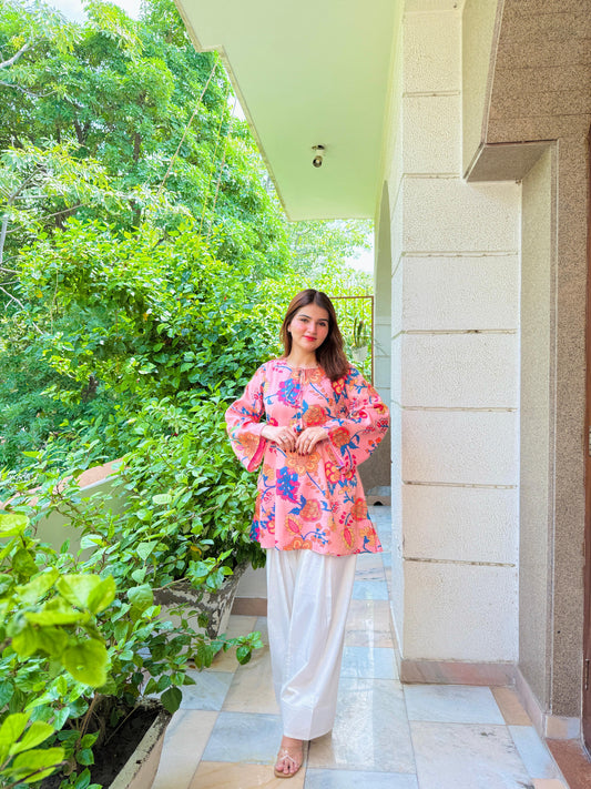 Summer Blossom Set with Farsi Salwar
