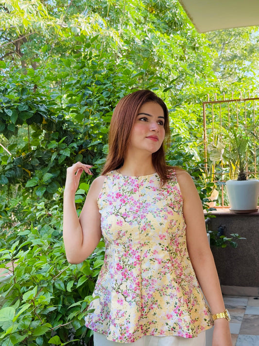 Blossom Breeze Cotton Sifli Top