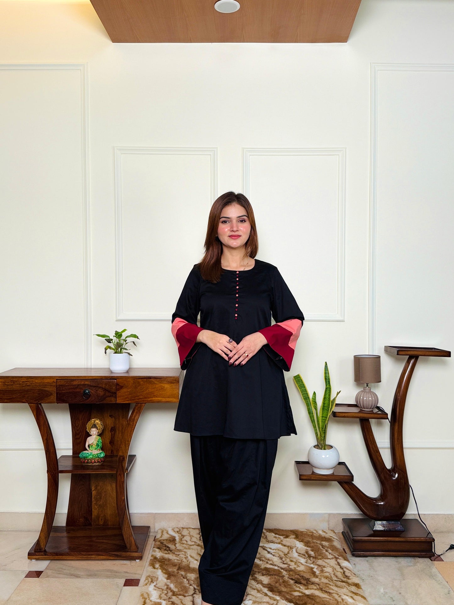 Nooré Farsi – Giza Cotton Co-ord Set with Farsi Salwar