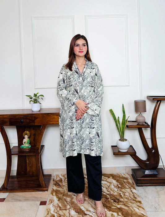 Ivory Leaf Modal Set