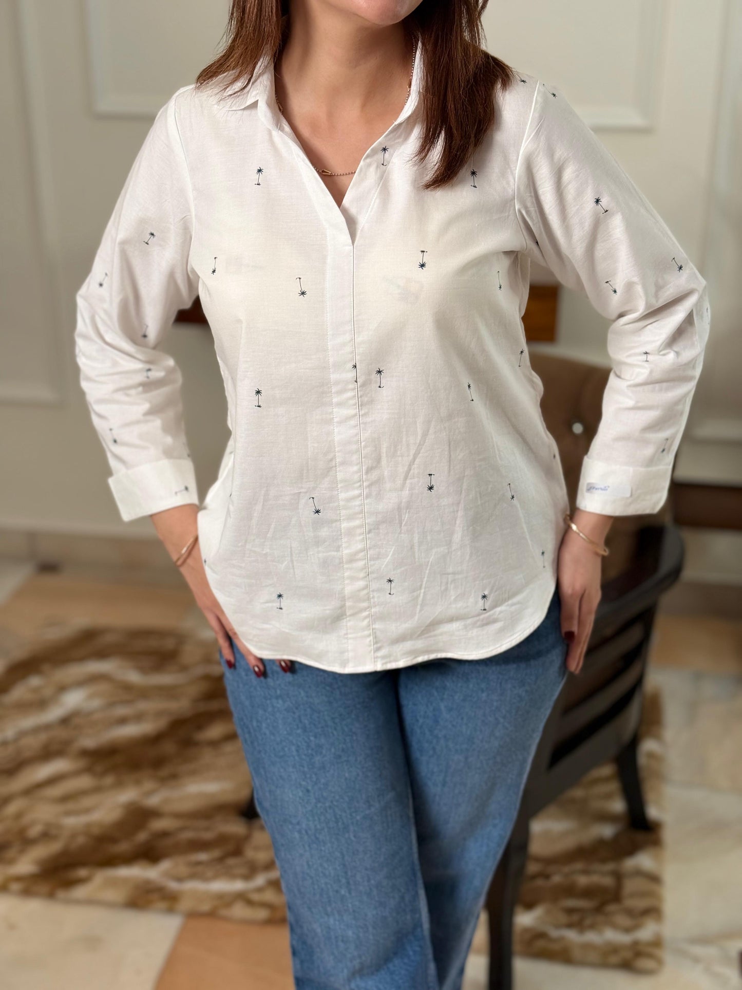 Ivory Breeze Cambric Shirt