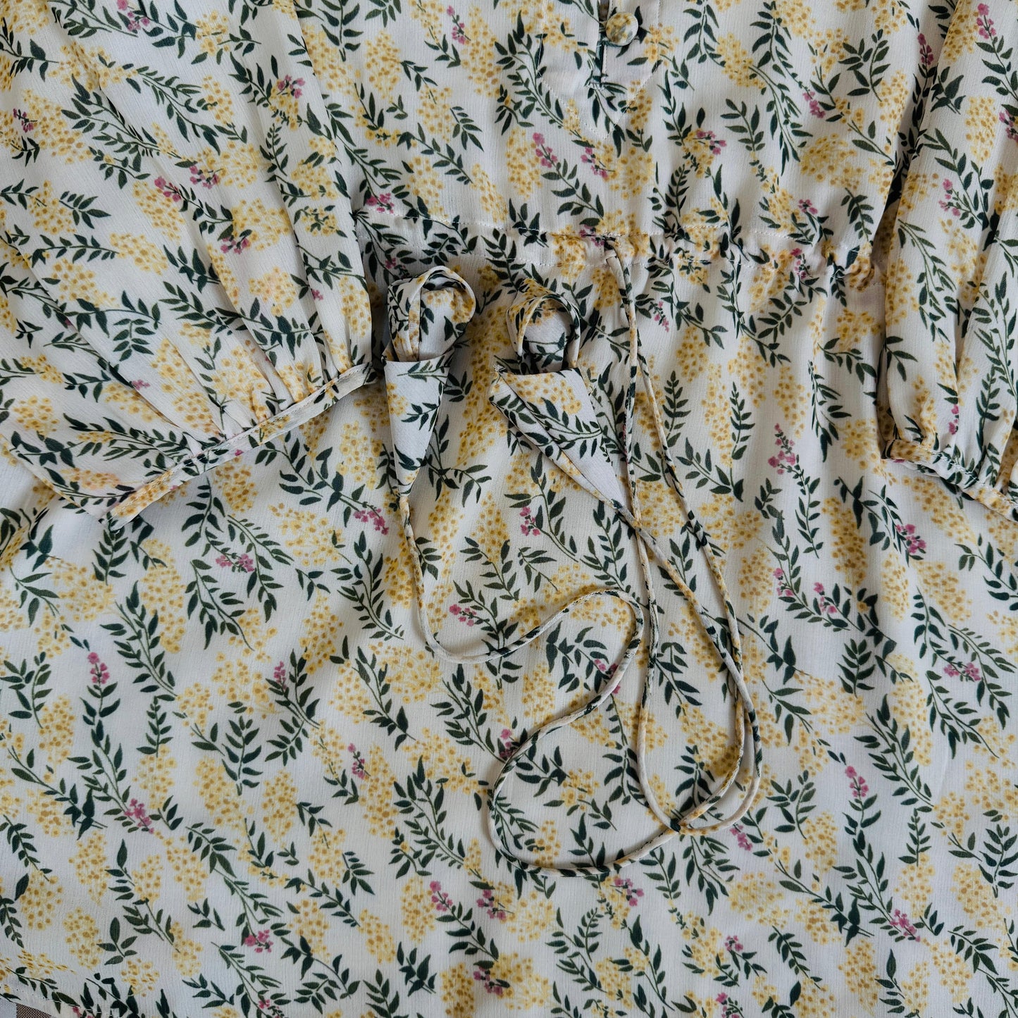 Ethereal Bloom Viscose Georgette Tunic