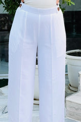 Premium Cotton-Rayon Straight Fit Trousers