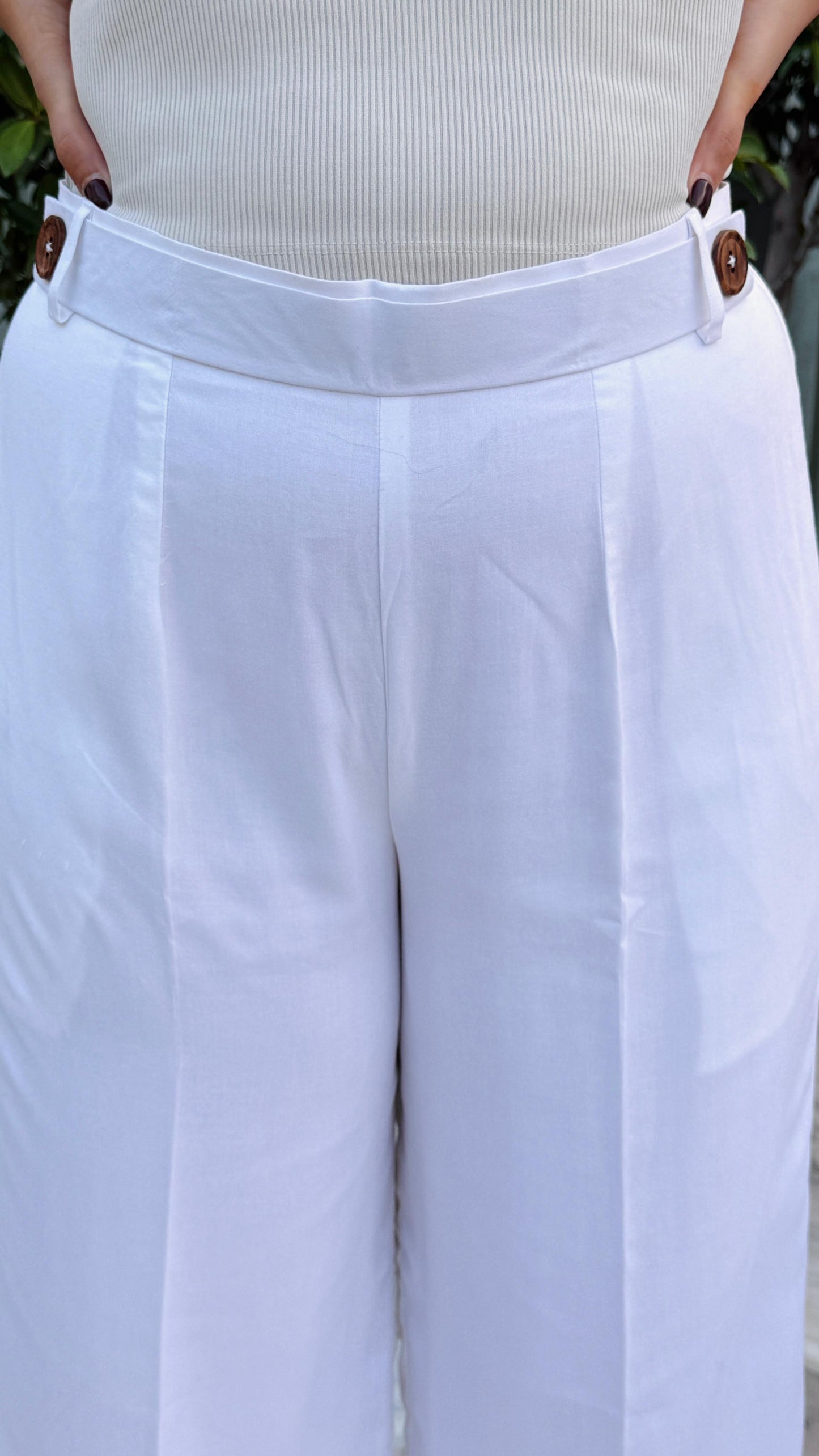Premium Cotton-Rayon Straight Fit Trousers