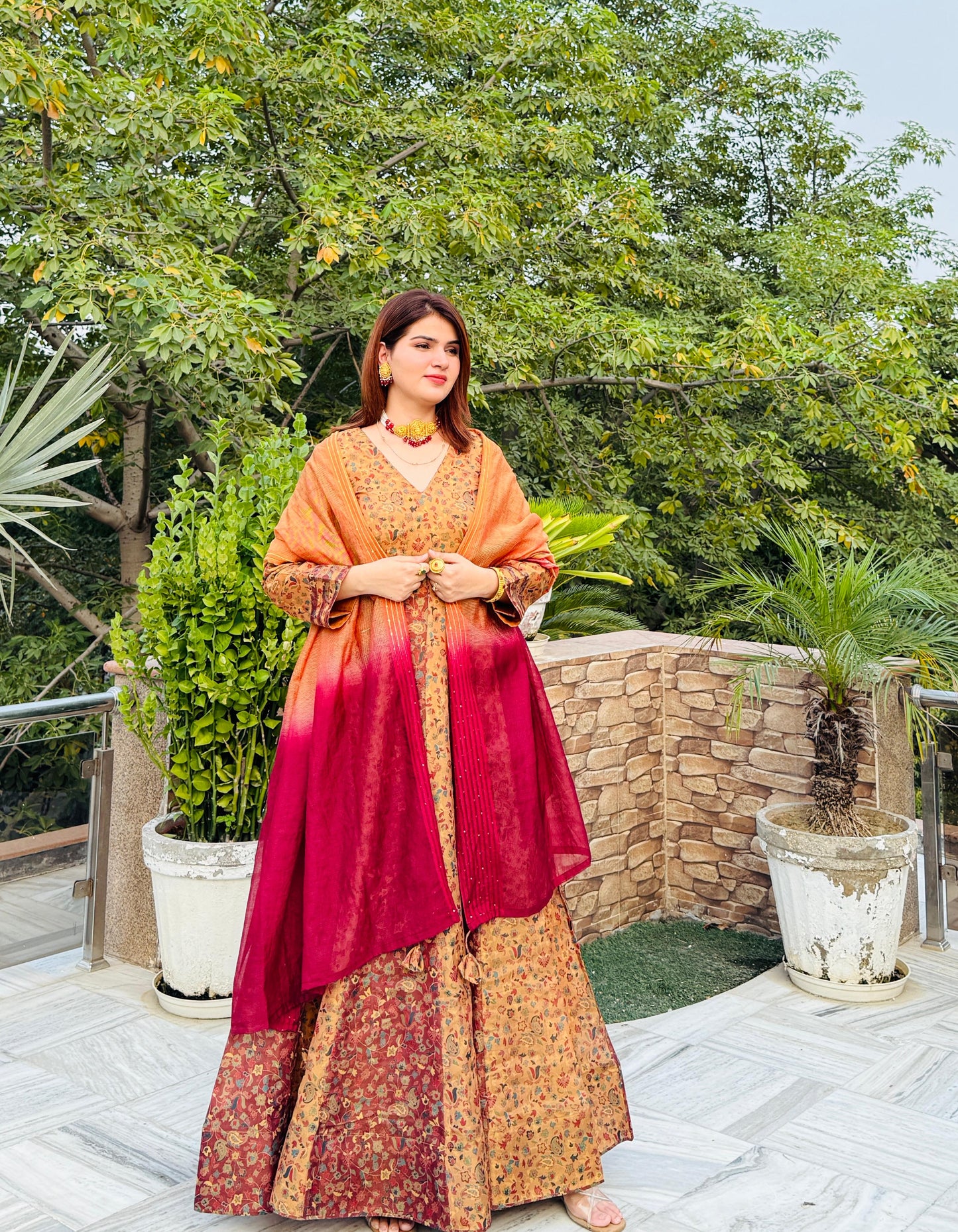 Meher Ethnic Shimmer Dress