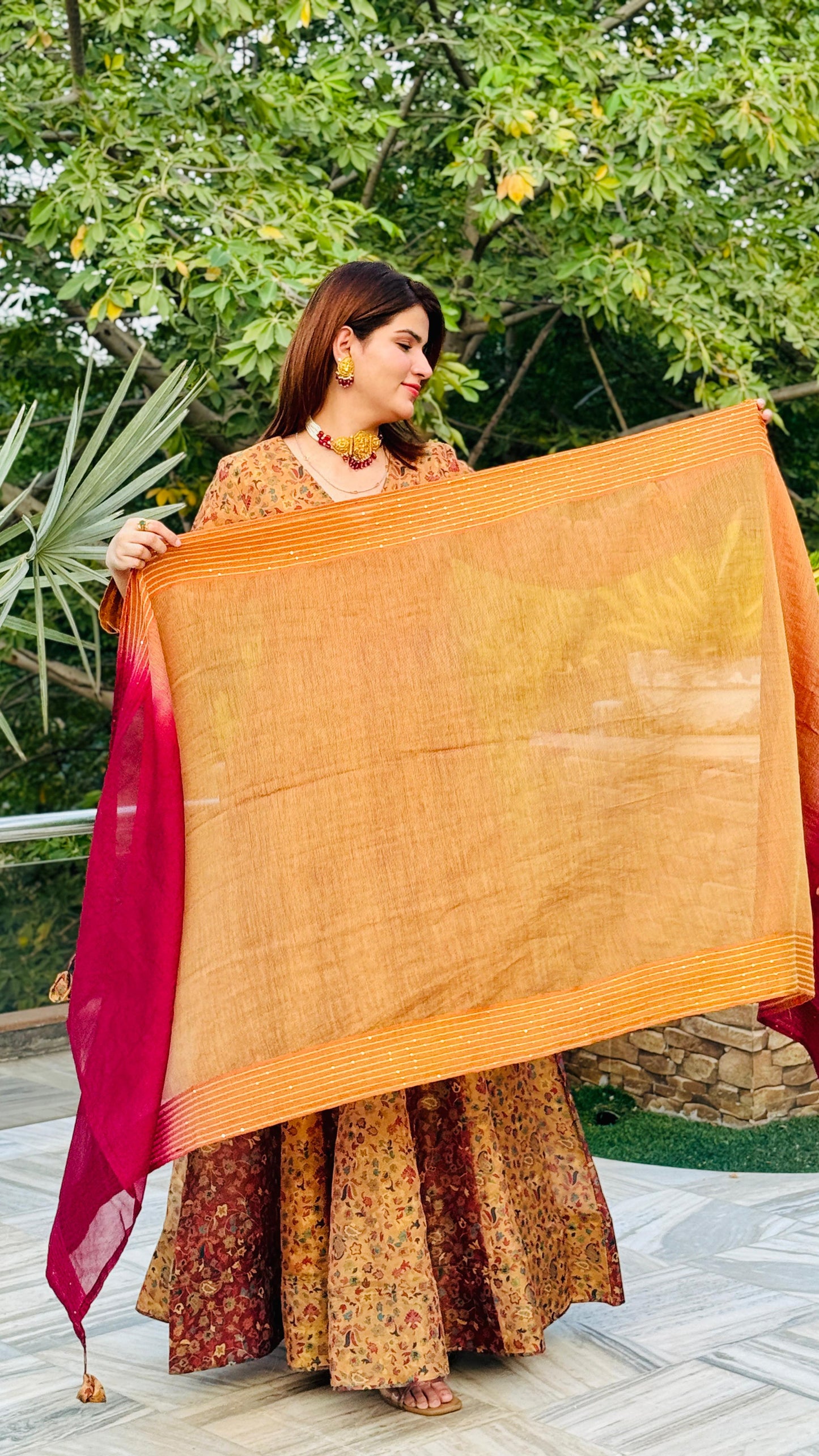 Meher Ethnic Shimmer Dress