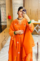 Mahira Mul Chanderi Anarkali Set