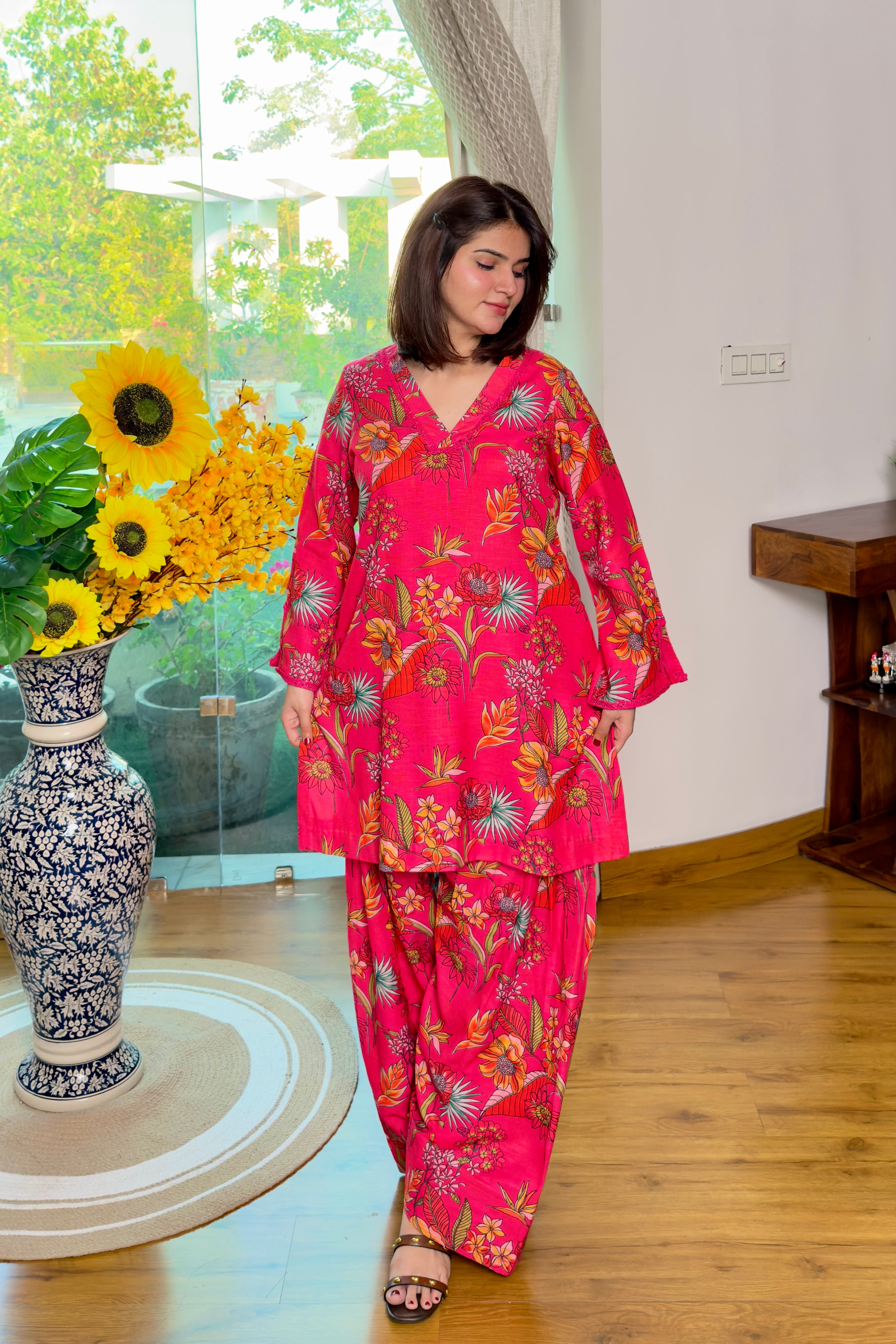 Rania Floral Farshi Salwar Set