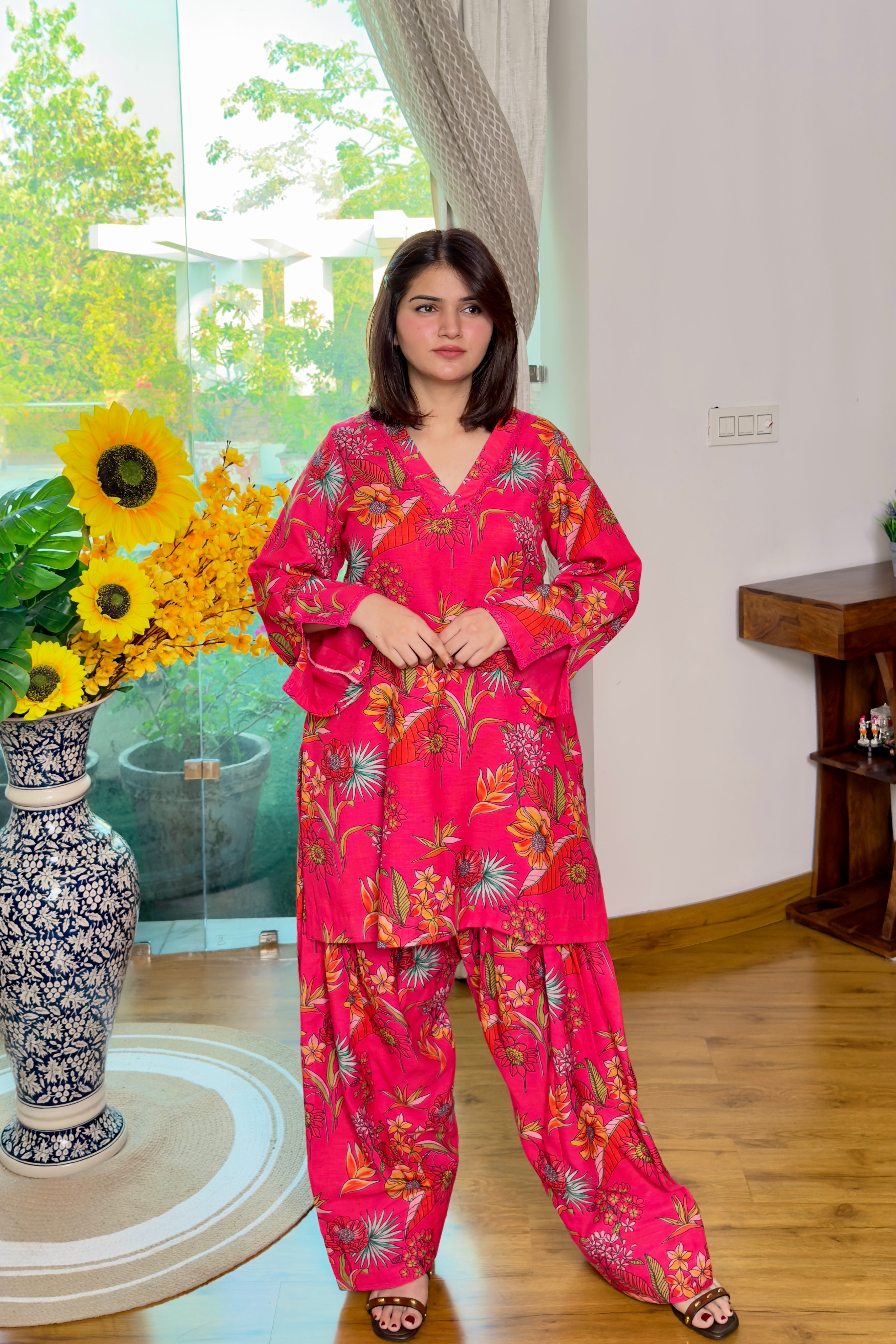 Rania Floral Farshi Salwar Set