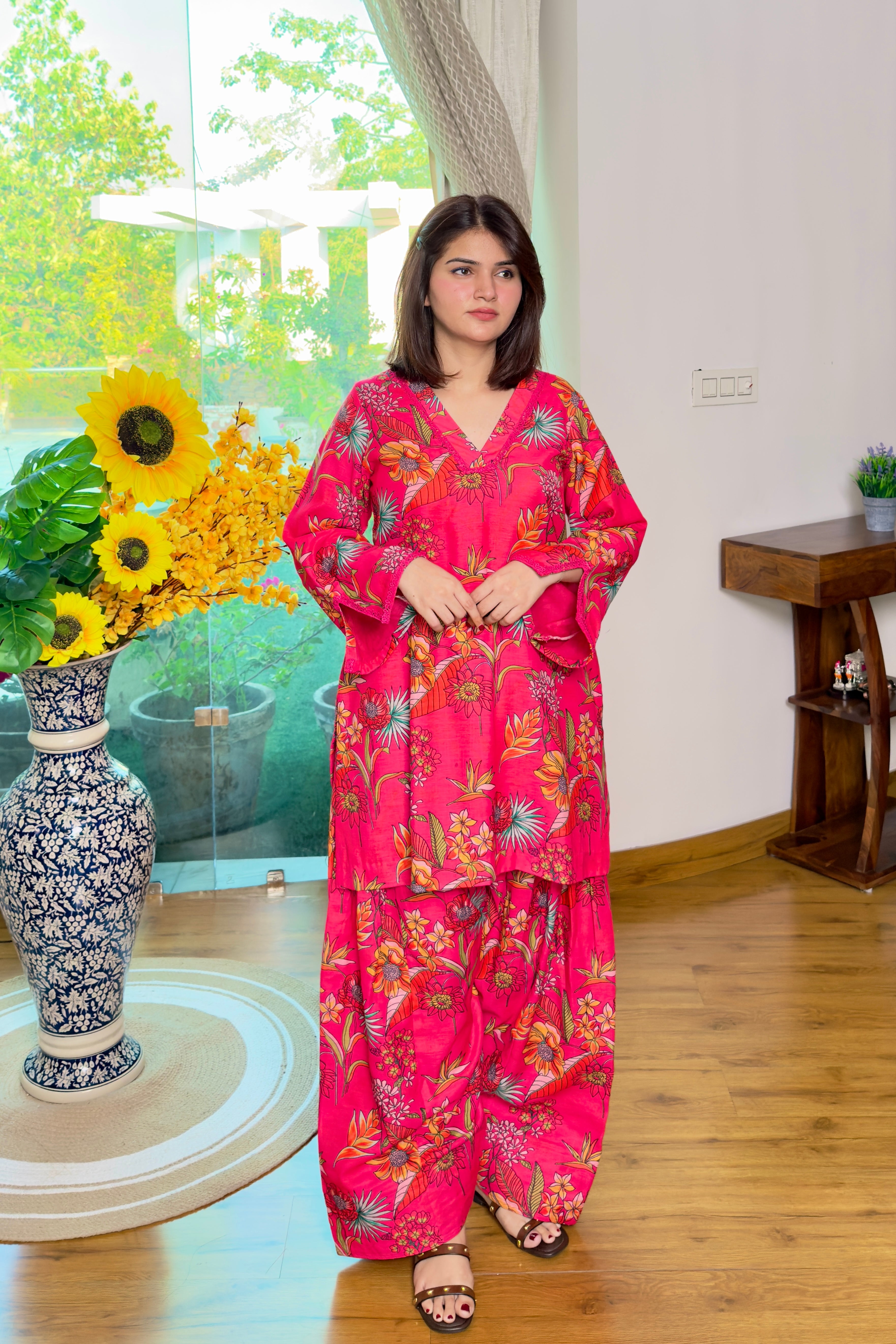 Rania Floral Farshi Salwar Set