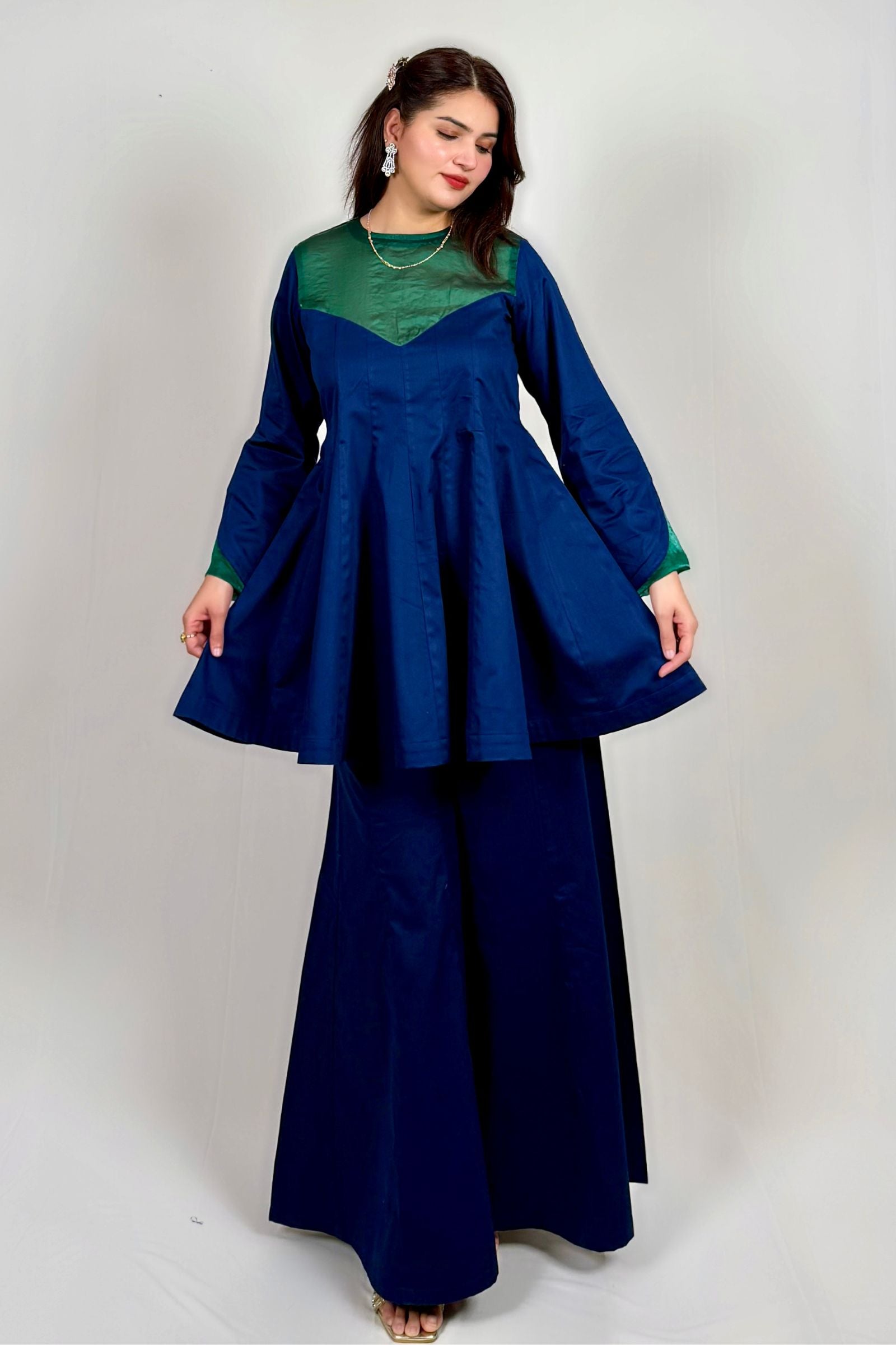 Emerald Neel Anarkali Ethnic Suit