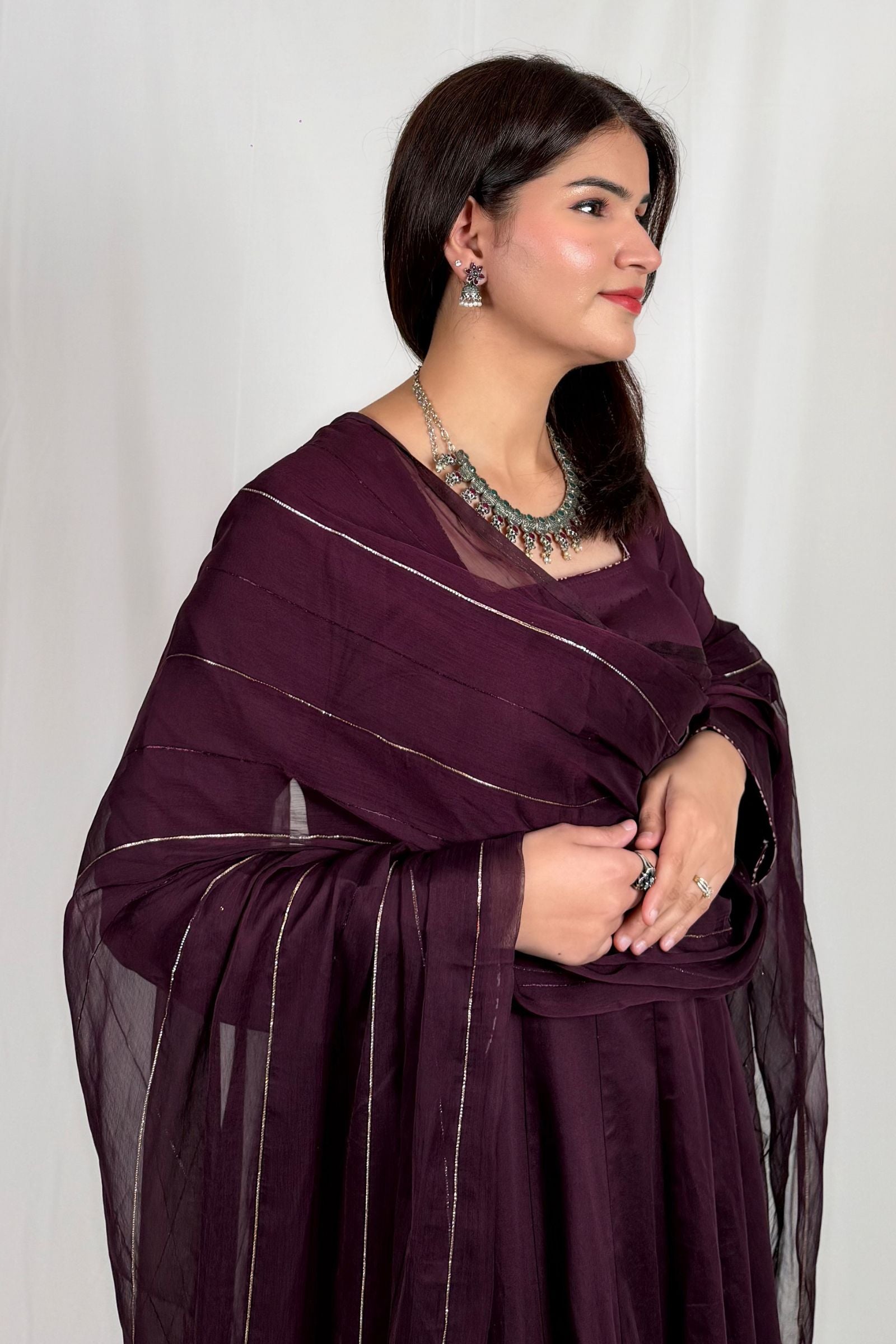 Gulnaar Anarkali Ethnic Suit