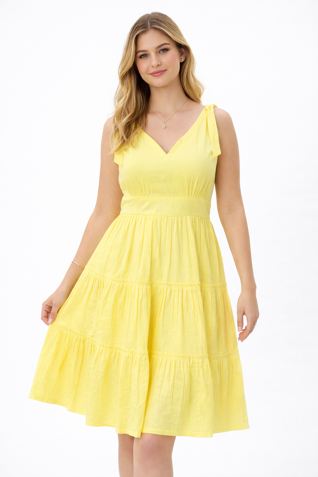 Sunshine Bloom Yellow Dress