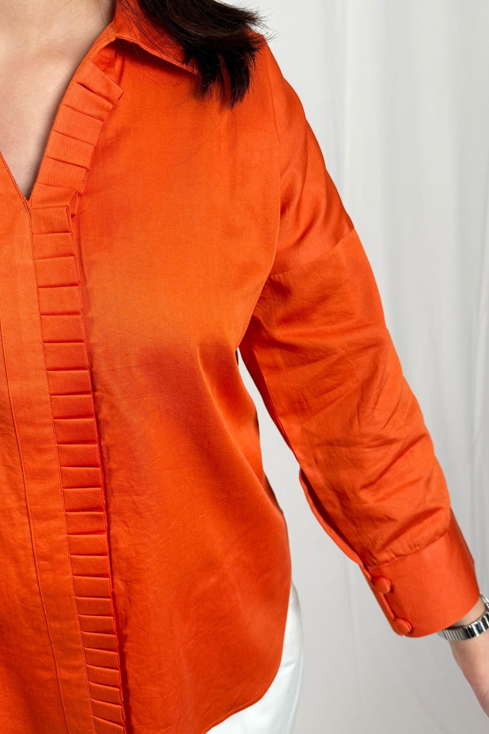 Kesari Aura Satin Shirt