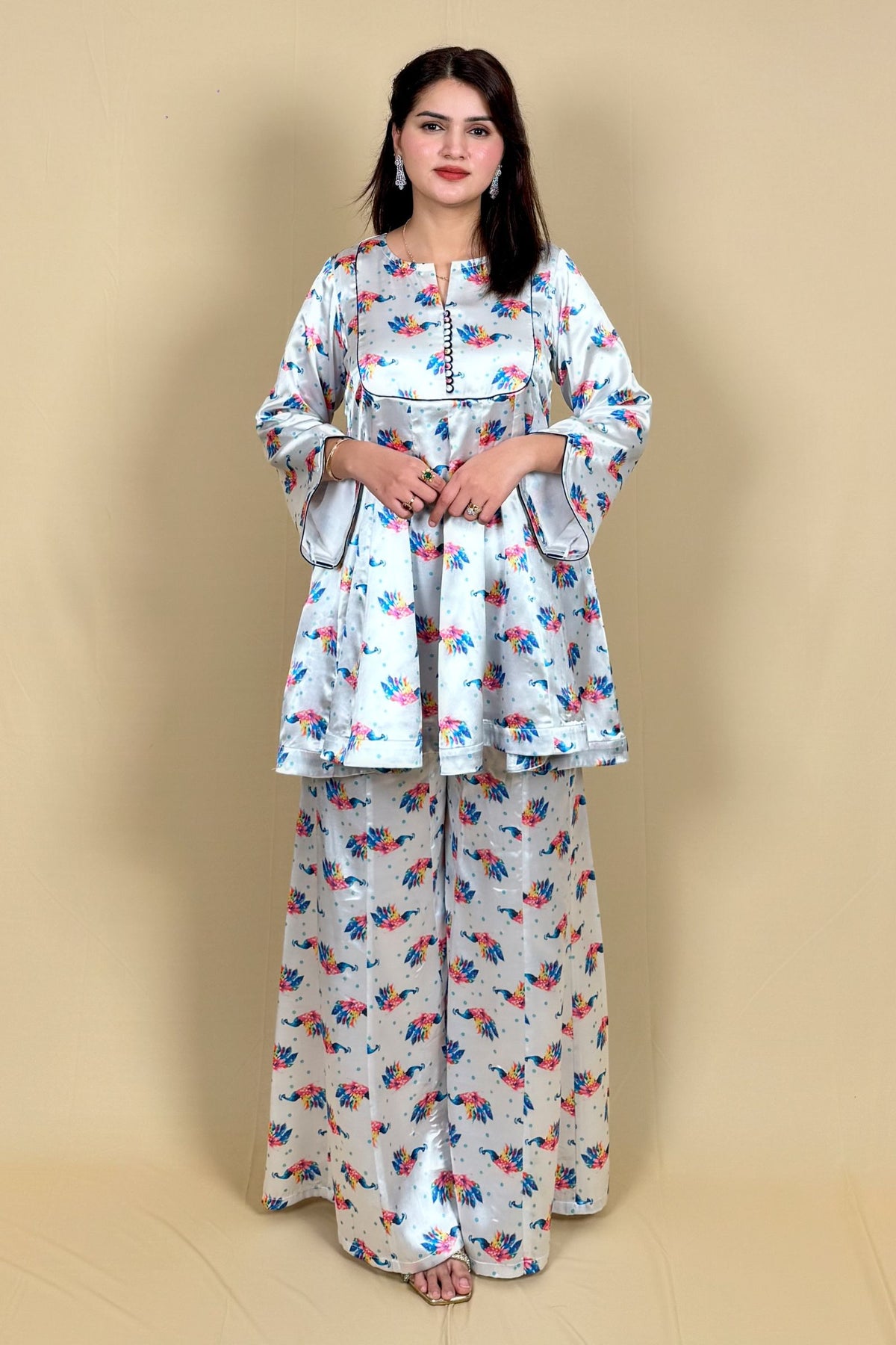 Mayura Bloom Kali Ethnic Co-ord Set