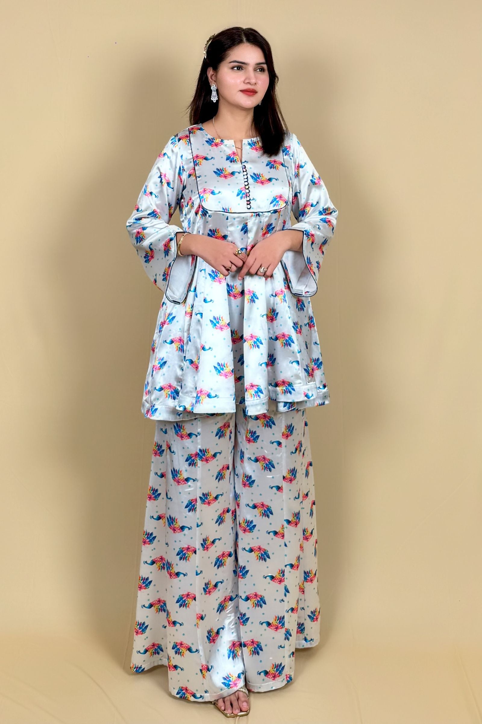 Mayura Bloom Kali Ethnic Co-ord Set
