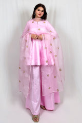Roohani Pink Anarkali Ethnic Suit