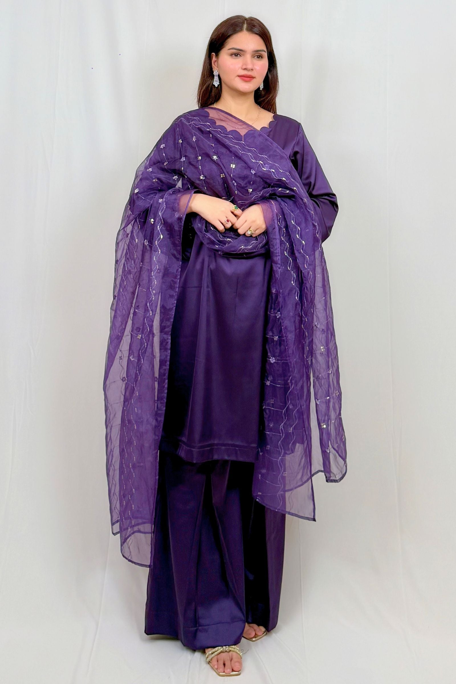 Shehnaaz Royal Plum Ethnic Suit