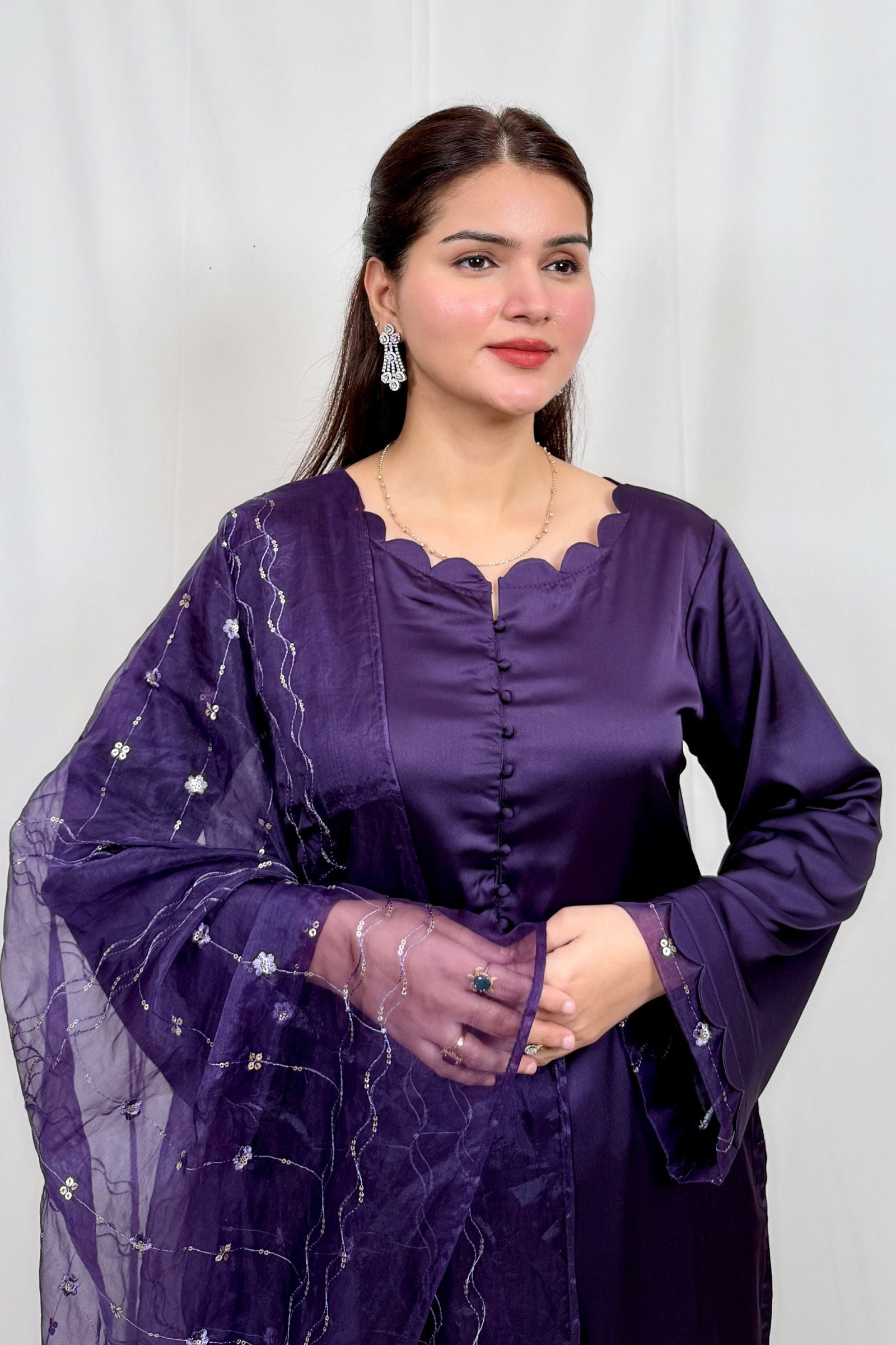 Shehnaaz Royal Plum Ethnic Suit