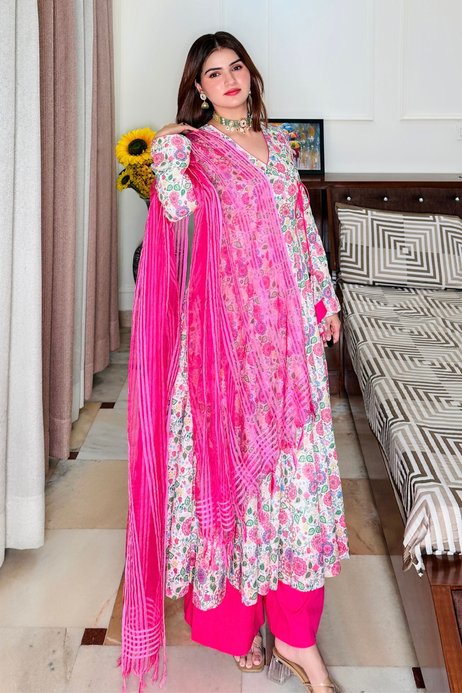 Vasudha Angrakha Anarkali Ethnic Suit