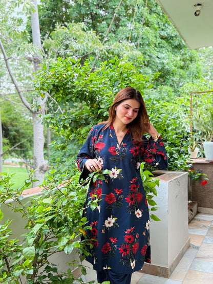 Midnight Bloom Cotton Set
