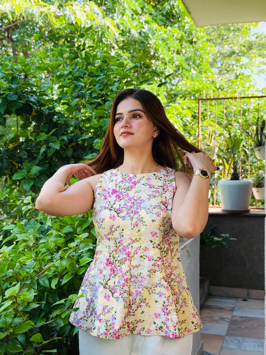 Blossom Breeze Cotton Sifli Top