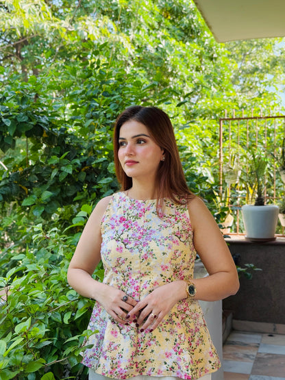 Blossom Breeze Cotton Sifli Top
