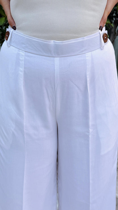 Premium Cotton-Rayon Straight Fit Trousers
