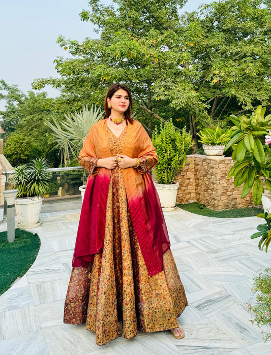 Meher Ethnic Shimmer Dress