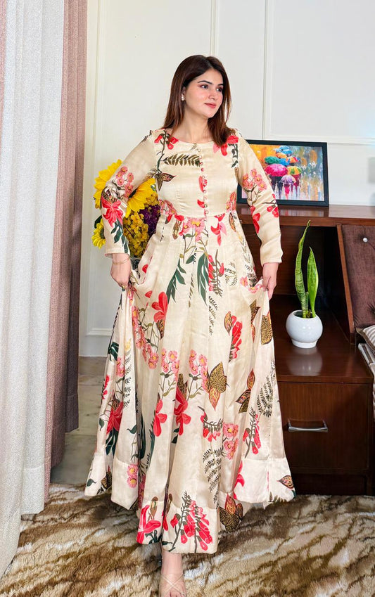 The Kiara Floral Glow Dress