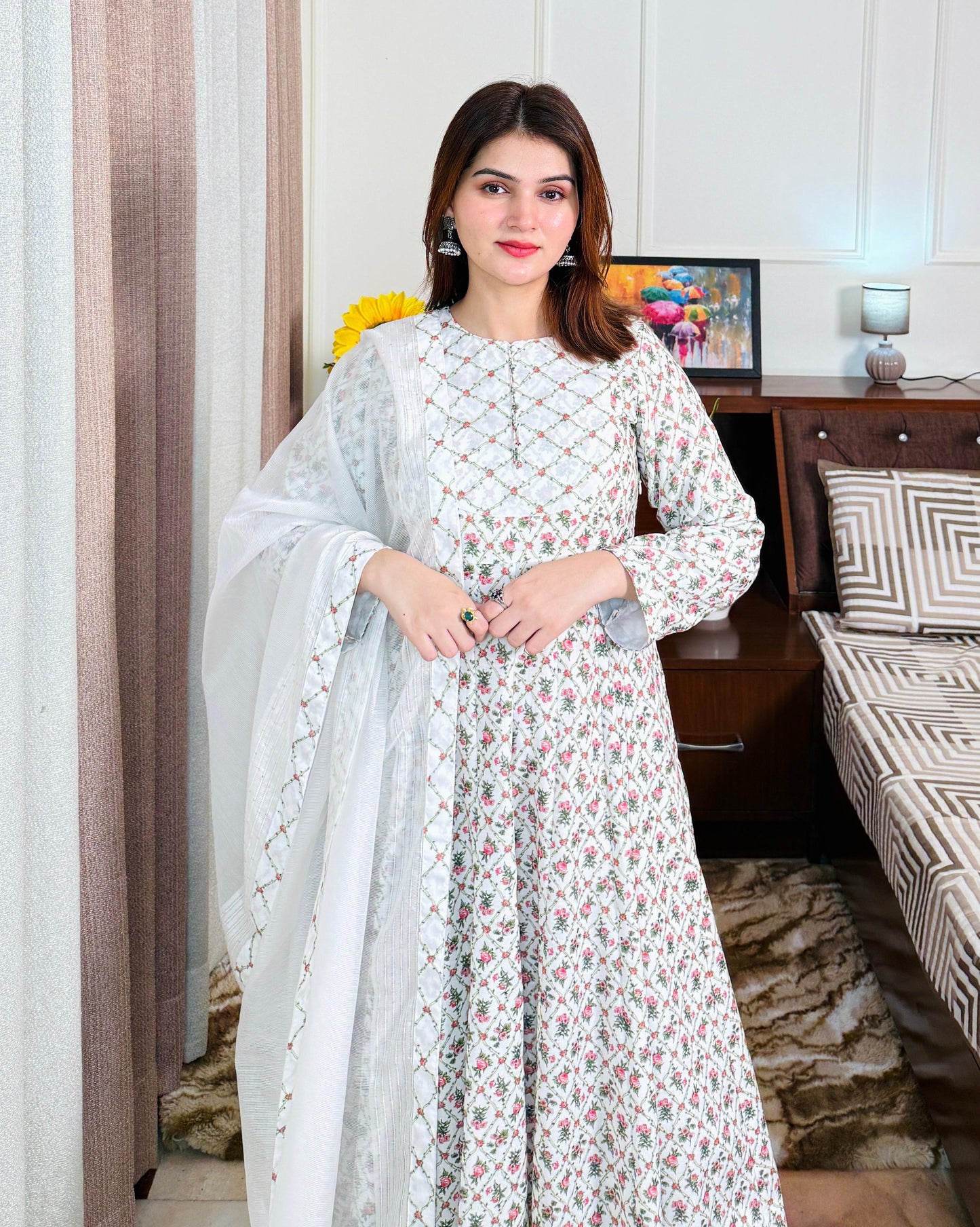 The Aanya Cotton Anarkali Dress