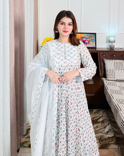 The Aanya Cotton Anarkali Dress