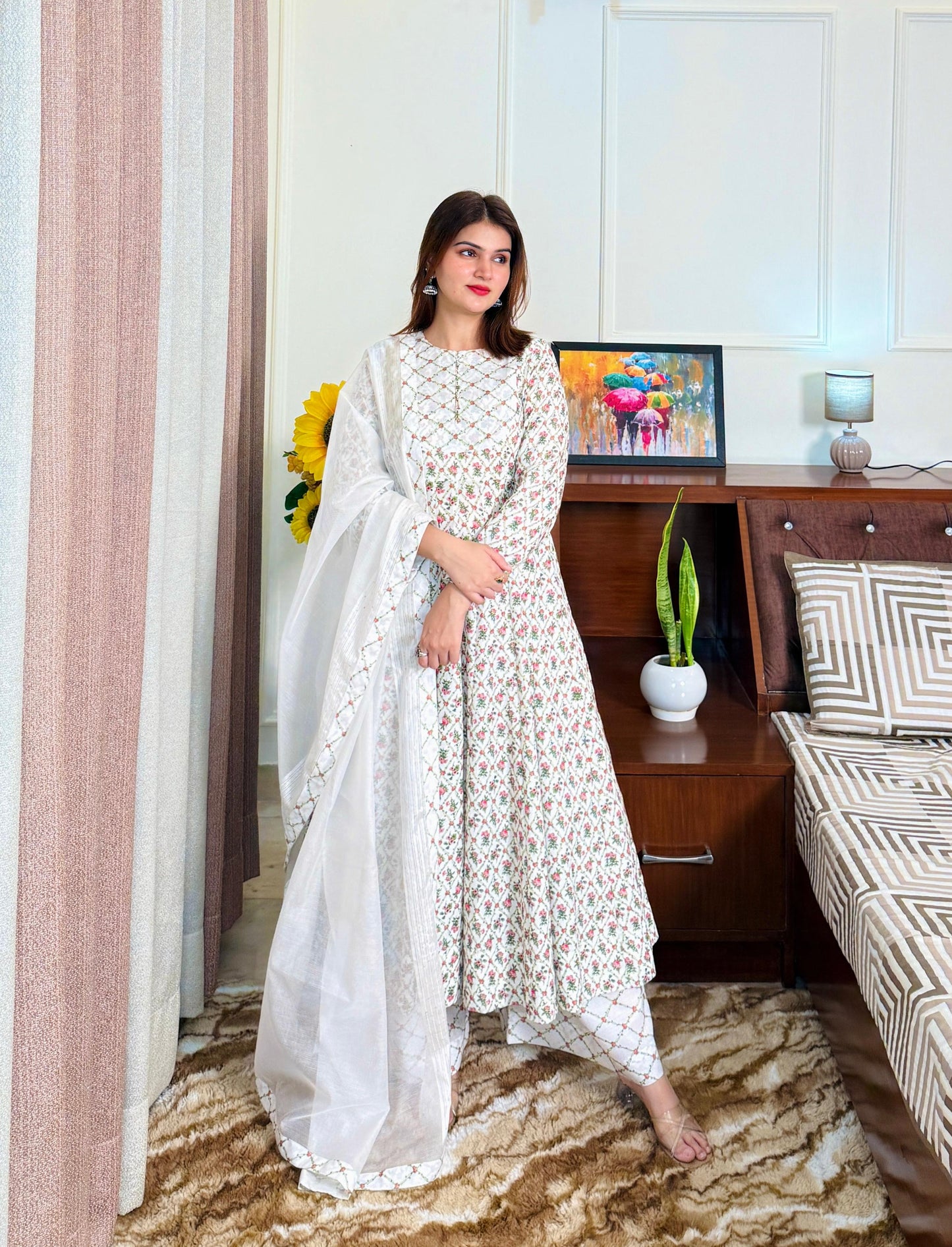 The Aanya Cotton Anarkali Dress
