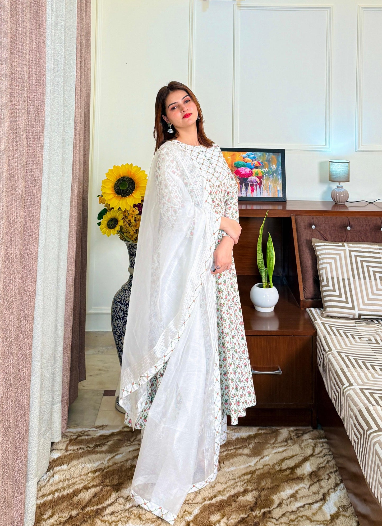 The Aanya Cotton Anarkali Dress