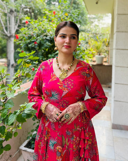 Aarvi – The Blooming Grace Anarkali Dress