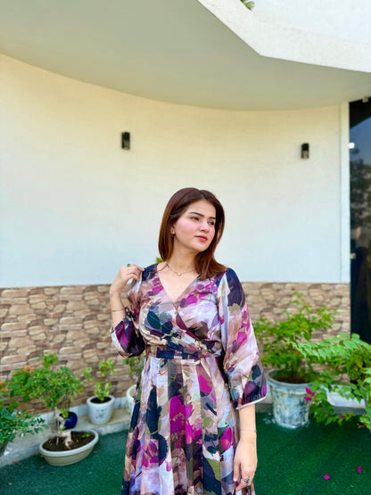 Autumn Aura Maxi Dress