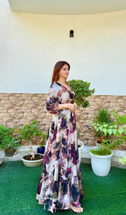 Autumn Aura Maxi Dress