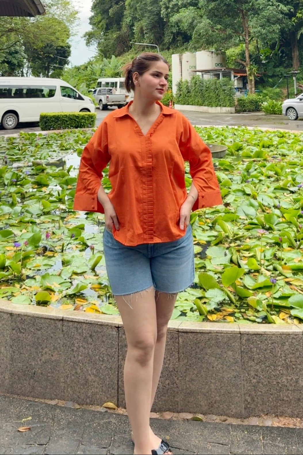Kesari Aura Satin Shirt